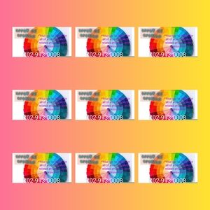 Rainbow Color Wheel Business Cards